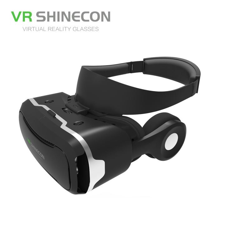 2017 VR Shinecon Factory Wholesale Best Price Virtual Reality 3d Vr Headset With Headphone For Android And IOS