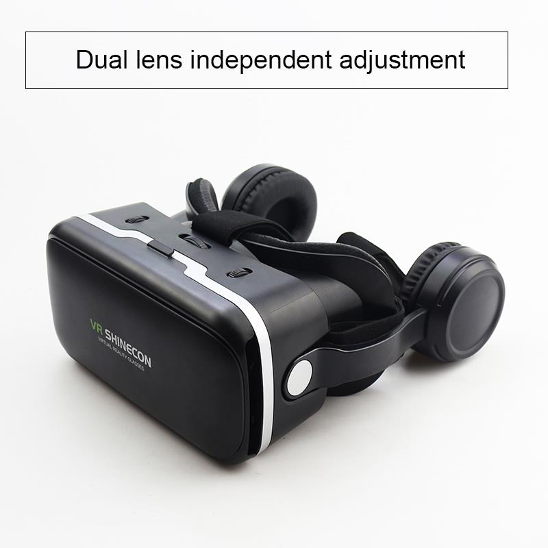 VR SHINECON VR Headsets With Hi-Fi Earphone