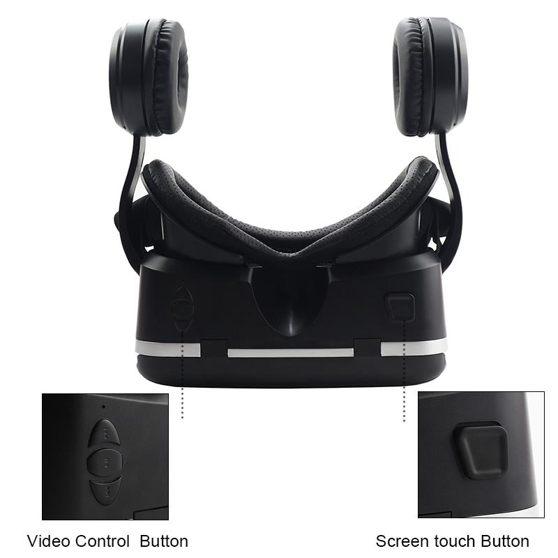 VR SHINECON VR Headsets With Hi-Fi Earphone