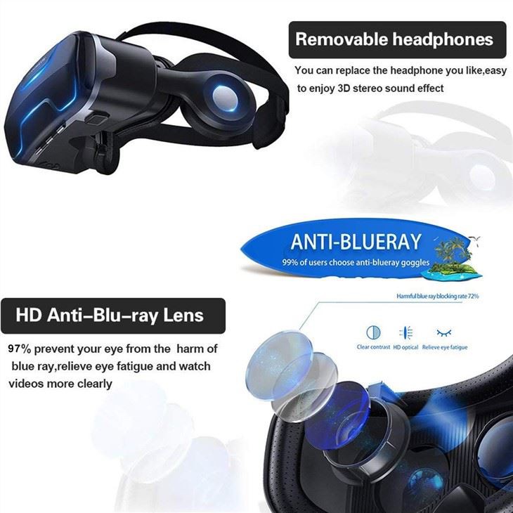 3D Gaming VR Headset