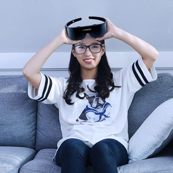 Ultra-thin All in One Movie Viewing VR Glasses